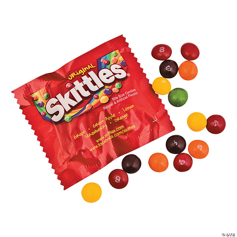 13 oz. Original Skittles Fun Size Fruit Candy Packs - 24 Pc. | USA Decoration®
