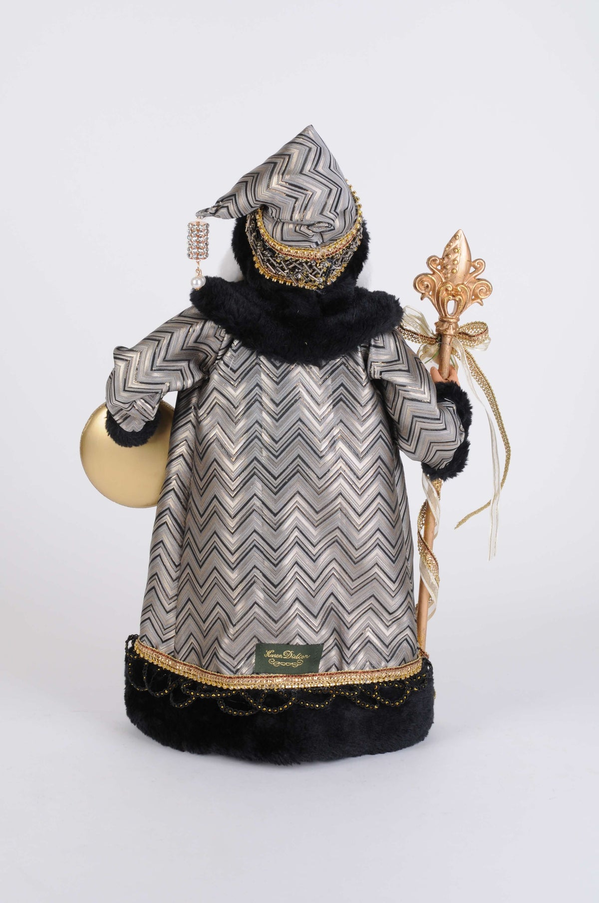 Silver and Gold Noel Santa