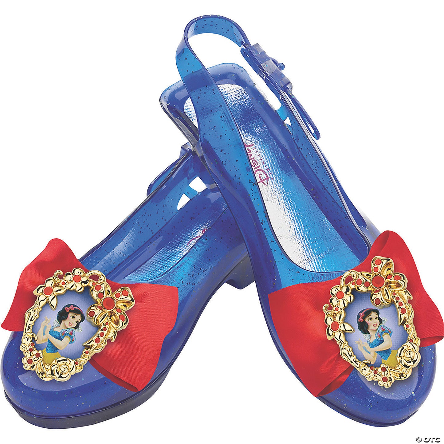 Kids Disney's Snow White and the Seven Dwarfs Snow White Blue Sparkle Jelly Shoes | USA Decoration®