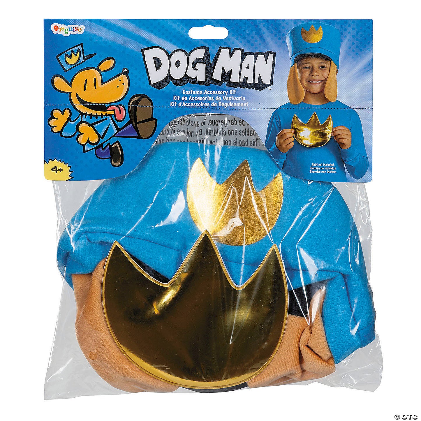 Kids Dog Man™ Dog Man Costume Kit | USA Decoration®