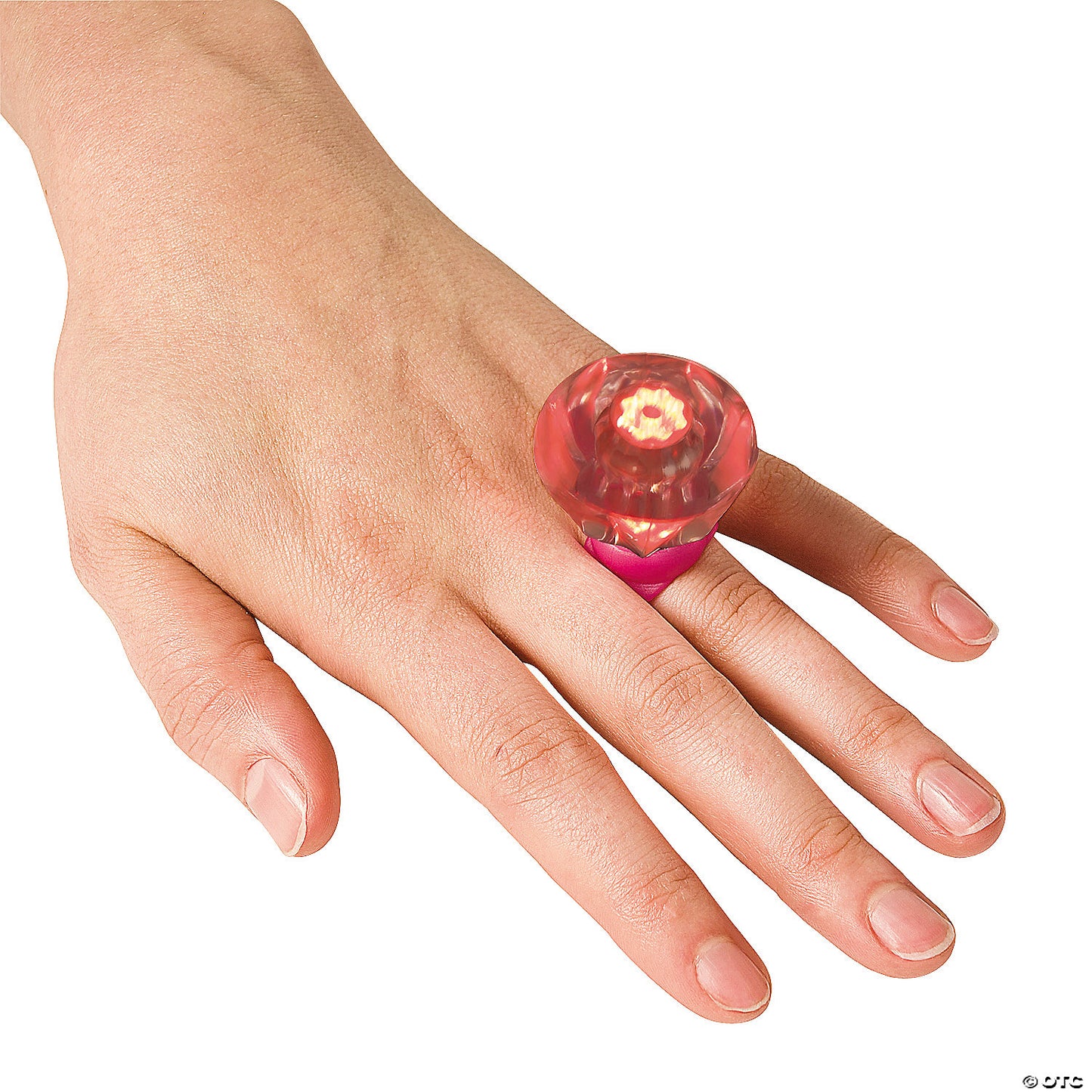 Kids Light-Up Diamond-Shaped Rings - 12 Pc. | USA Decoration®
