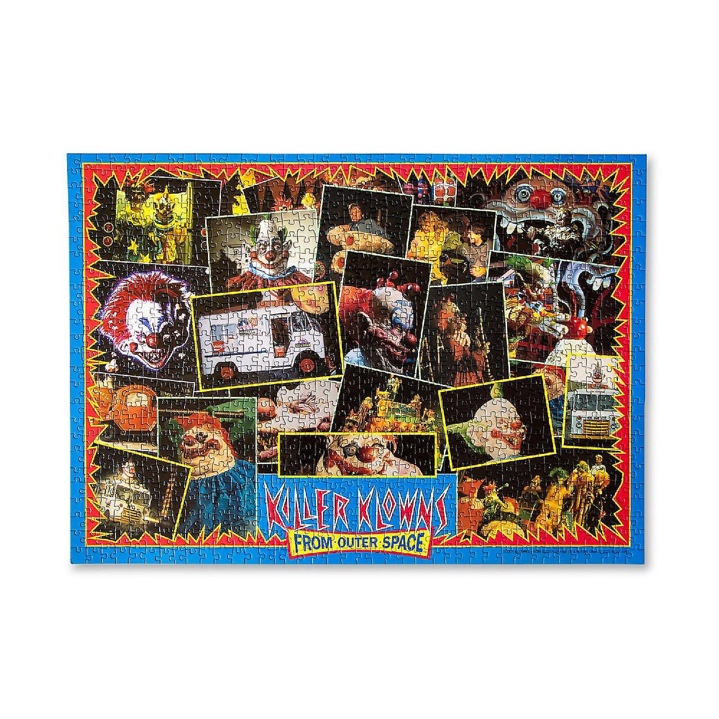 Killer Klowns From Outer Space Kollage A 1000-Piece Jigsaw Puzzle For Adults 28 x 20 Inches | USA Decoration®