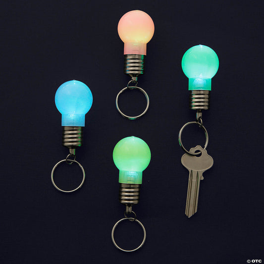 Per Dozen: Light-Up Lightbulb Keychains - 12 Pc. | USA Decoration®