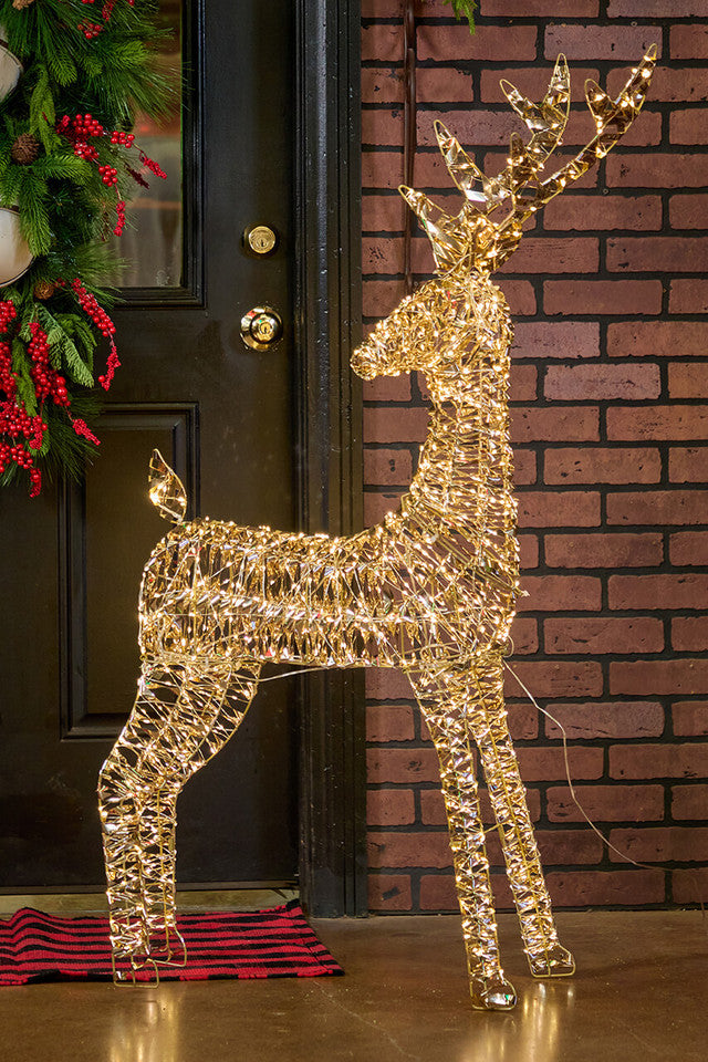 4.3' LED Standing Reindeer – Outdoor Holiday Light