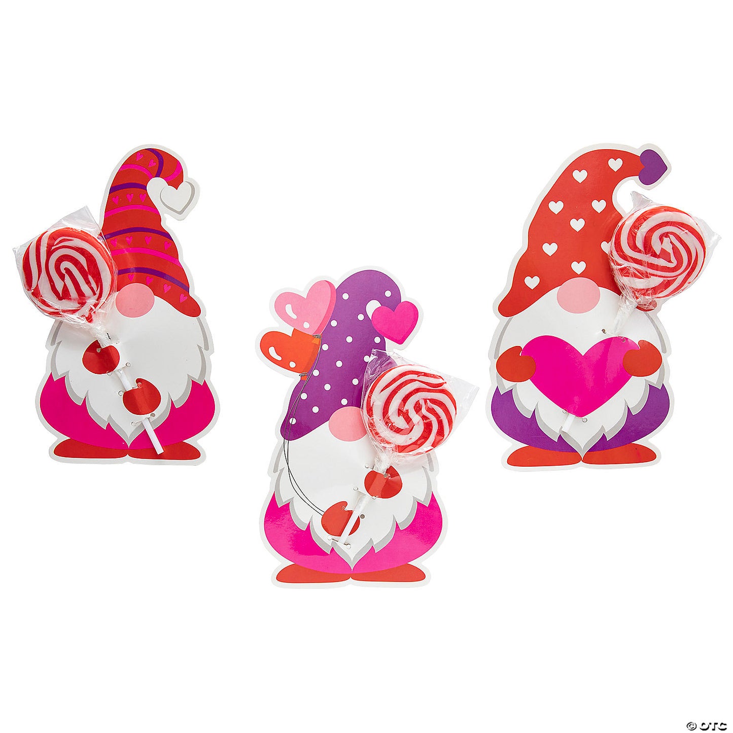 Lollipop & Gnome Valentine Exchanges with Card for 24