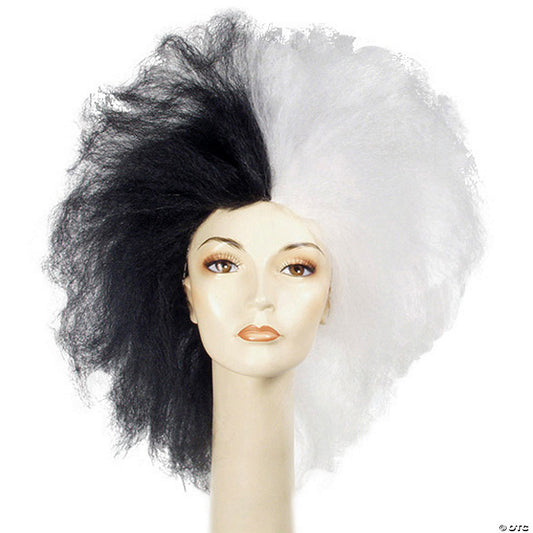 Adults Black White Extra Large Wig | USA Decoration®