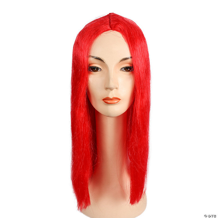 Adults Red Mermaid Wig | USA Decoration®