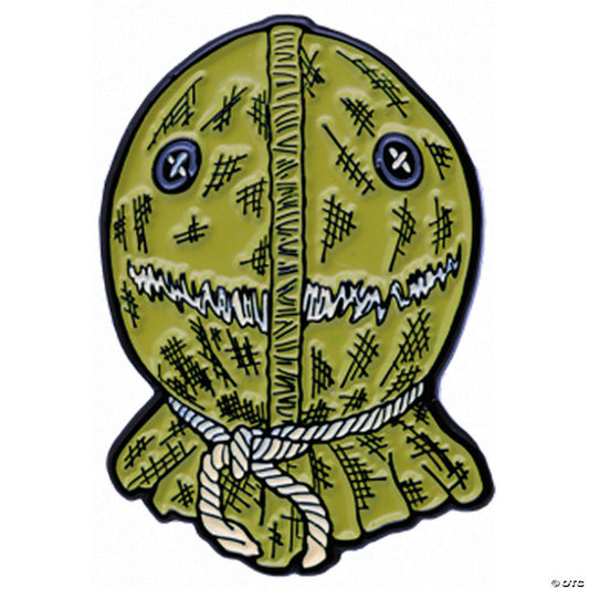 1 1/2" Trick ’r Treat Sam Burlap Face Full-Color Enamel Pin | USA Decoration®