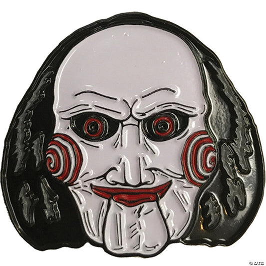 2 Piece(s): Saw Billy Puppet Pin | USA Decoration®