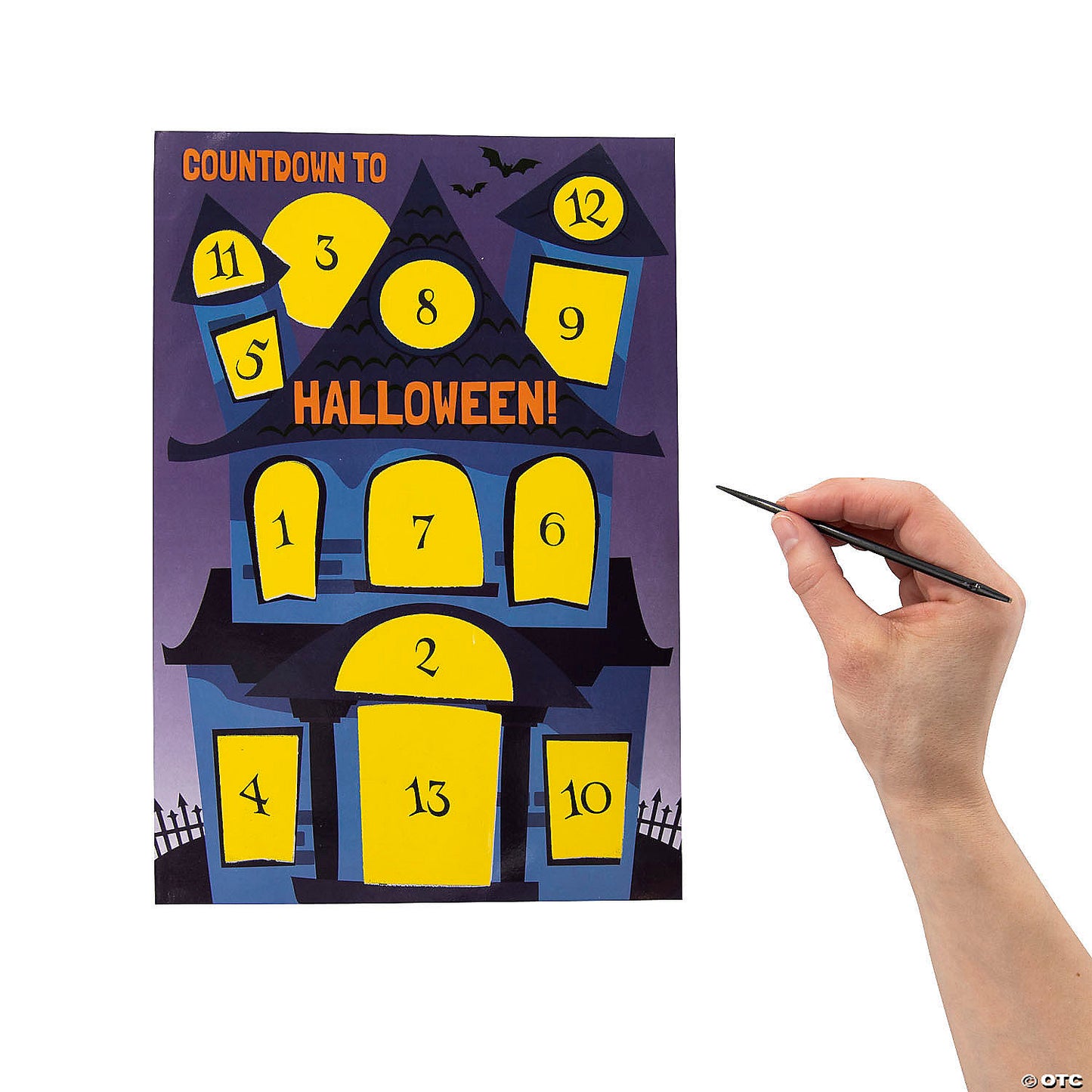 Magic Color Scratch 13 Days to Halloween Countdown Calendars - 12 Pc.