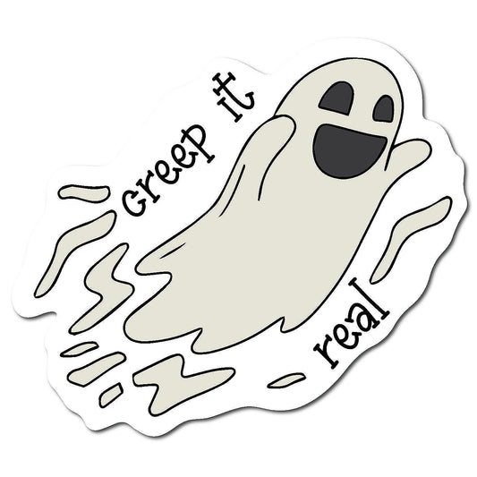 Magnet Me Up Halloween Creep It Real Magnet Decal 5x4.5" Automotive Magnet
