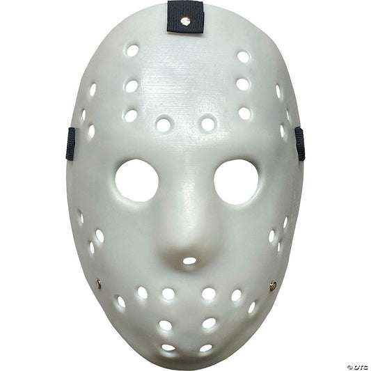 Killer Goalie White Injection Plastic Full Mask - One Size | USA Decoration®