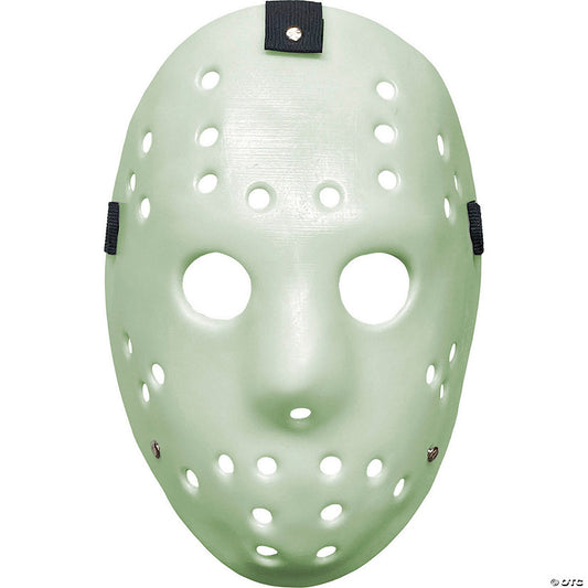 Killer Goalie Glow-in-the-Dark Injection Plastic Full Mask - One Size | USA Decoration®
