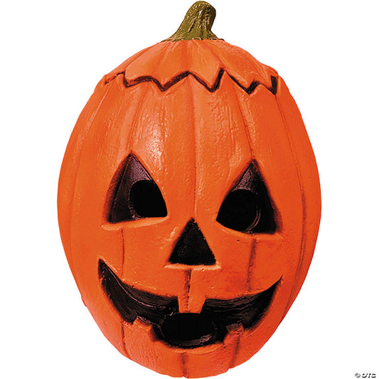 1 Piece(s): Adults Don Post Studios™ Orange Pumpkin Latex Mask | USA Decoration®