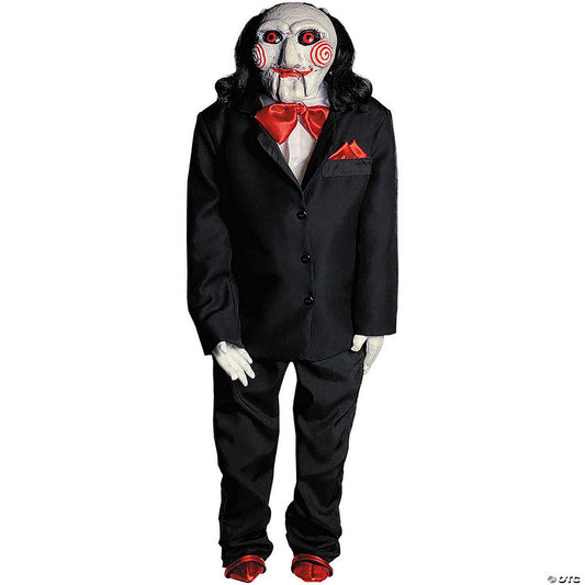Saw™ Deluxe Billy the Puppet Posable Latex Halloween Decoration | USA Decoration®