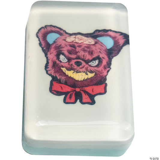 4.5 oz. Krampus™ Teddy Image Soap Bar with Balsam Cedar Scent | USA Decoration®