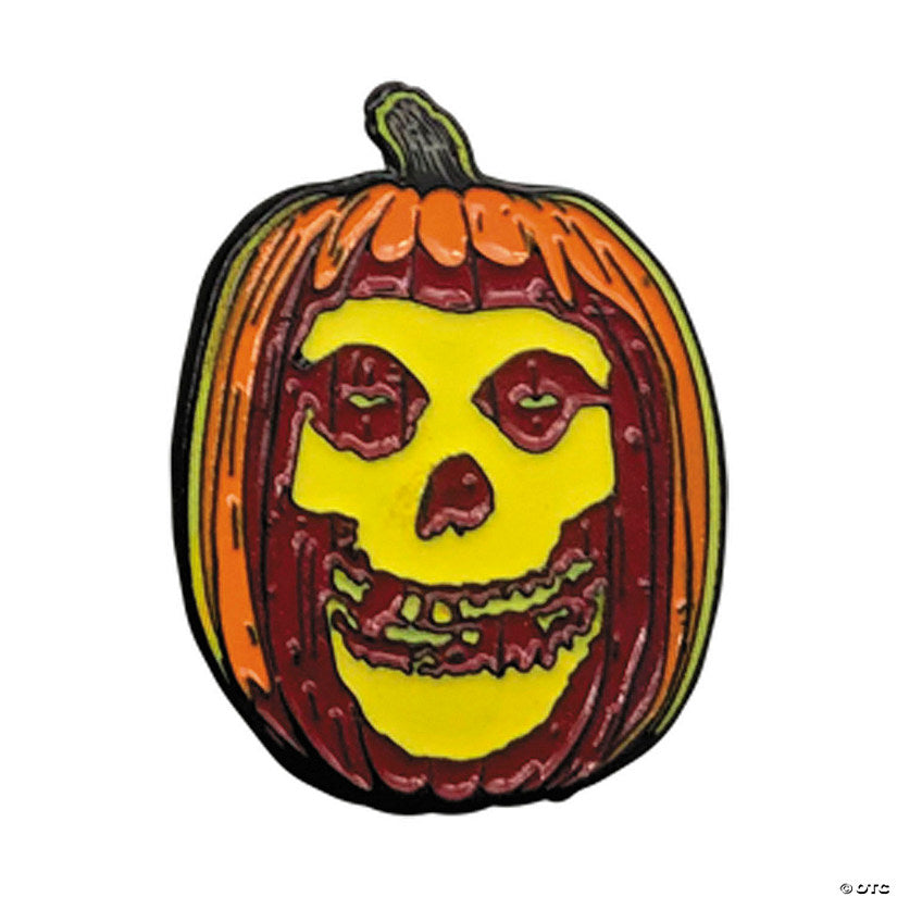 1 Piece(s): 1 3/4" Misfits Remember Halloween FIend Full-Color Enamel Pin | USA Decoration®
