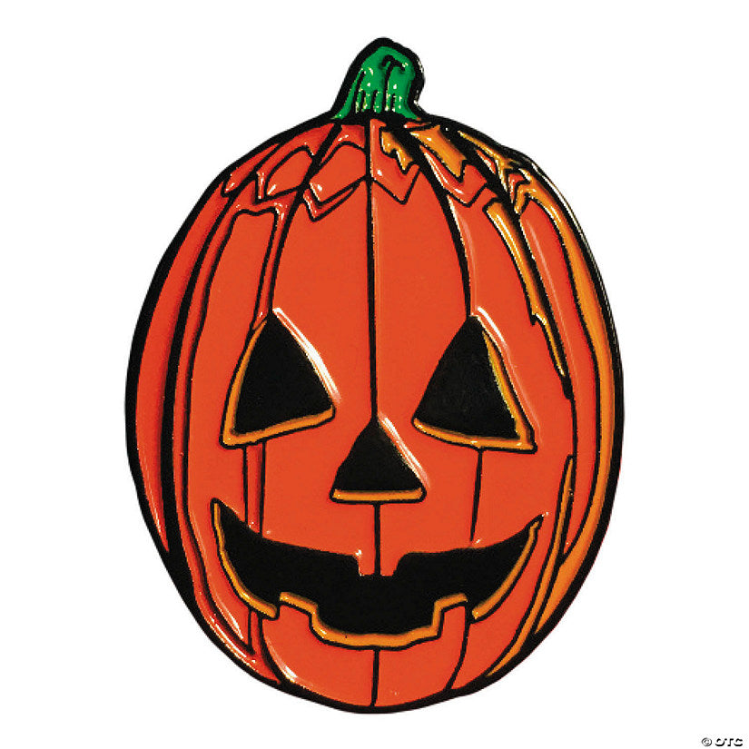 1 Piece(s): Don Post Studios™ Pumpkin Full-Color Enamel Pin Costume Accessory | USA Decoration®