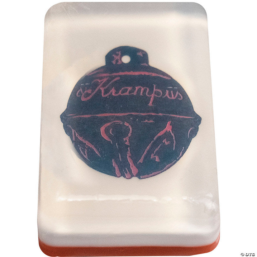 4.5 oz. Krampus™ Bell Image Soap Bar with Winter Bloom Scent | USA Decoration®