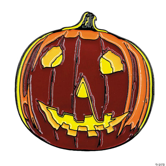 1 1/2" Halloween™ (1978) Pumpkin Full-Color Enamel Pin | USA Decoration®