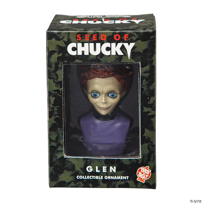 3" Child’s Play: Seed of Chucky™ Glen Bust Resin Collectible Ornament | USA Decoration®