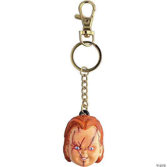 Seed Of Chucky™ Chucky Head Full-Color Keychain | USA Decoration®
