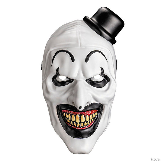 Adults Terrifier 2™ Art the Clown Retro Plastic Mask - One Size | USA Decoration®