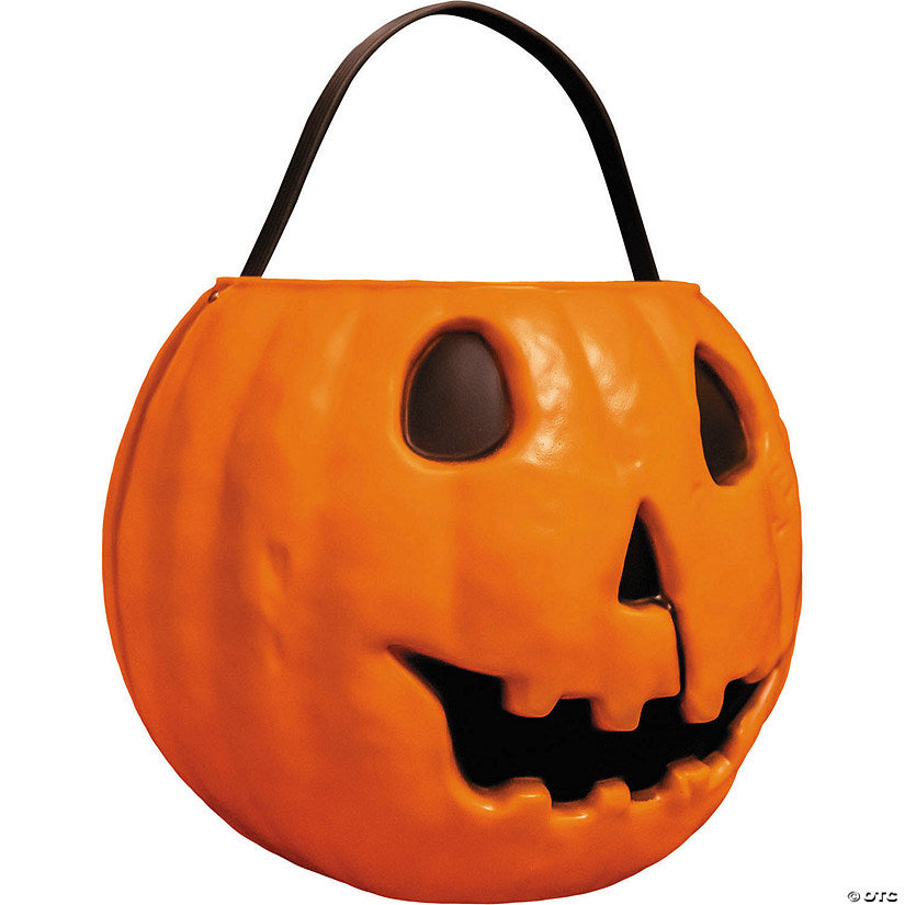 1 Piece(s): 8" Halloween™ (1978) Pumpkin Pail Costume Accessory | USA Decoration®