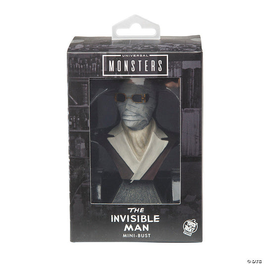 4 1/2" Universal Classic Monsters The Invisible Man™ Collectible Mini Bust Decoration | USA Decoration®