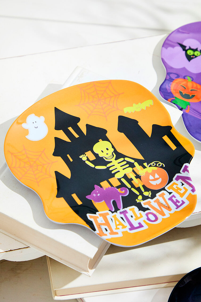 8" Melamine Day of the Dead Design Plate