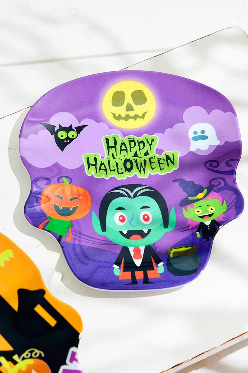 8" Melamine Day of the Dead Design Plate
