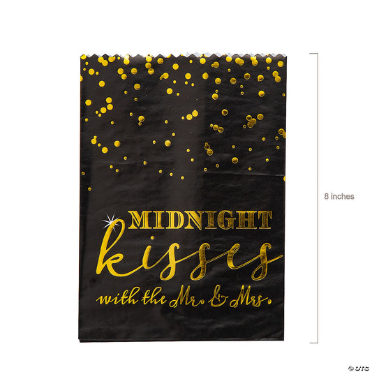 Midnight Kisses Treat Bags - 12 Pc. | USA Decoration®