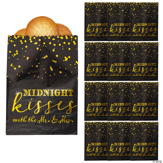 Midnight Kisses Treat Bags - 12 Pc.
