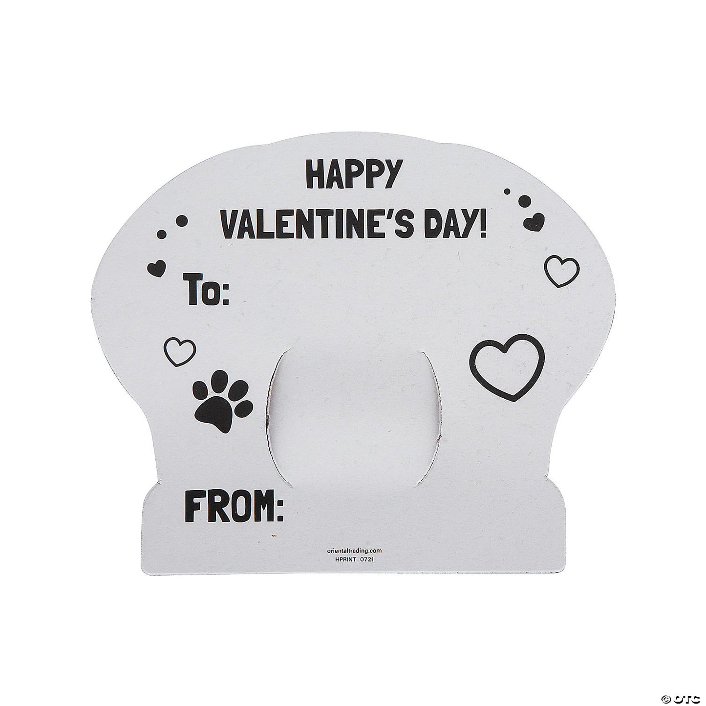 Mini Bubble Tube Valentine Exchanges with Dog Card for 24 | USA Decoration®