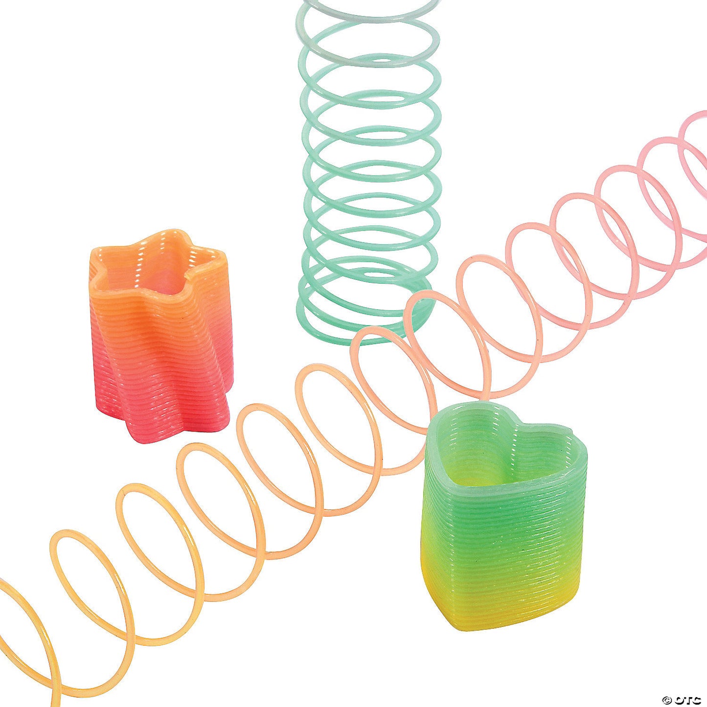 Mini Glow-in-the-Dark Rainbow Magic Springs - 12 Pc. | USA Decoration®