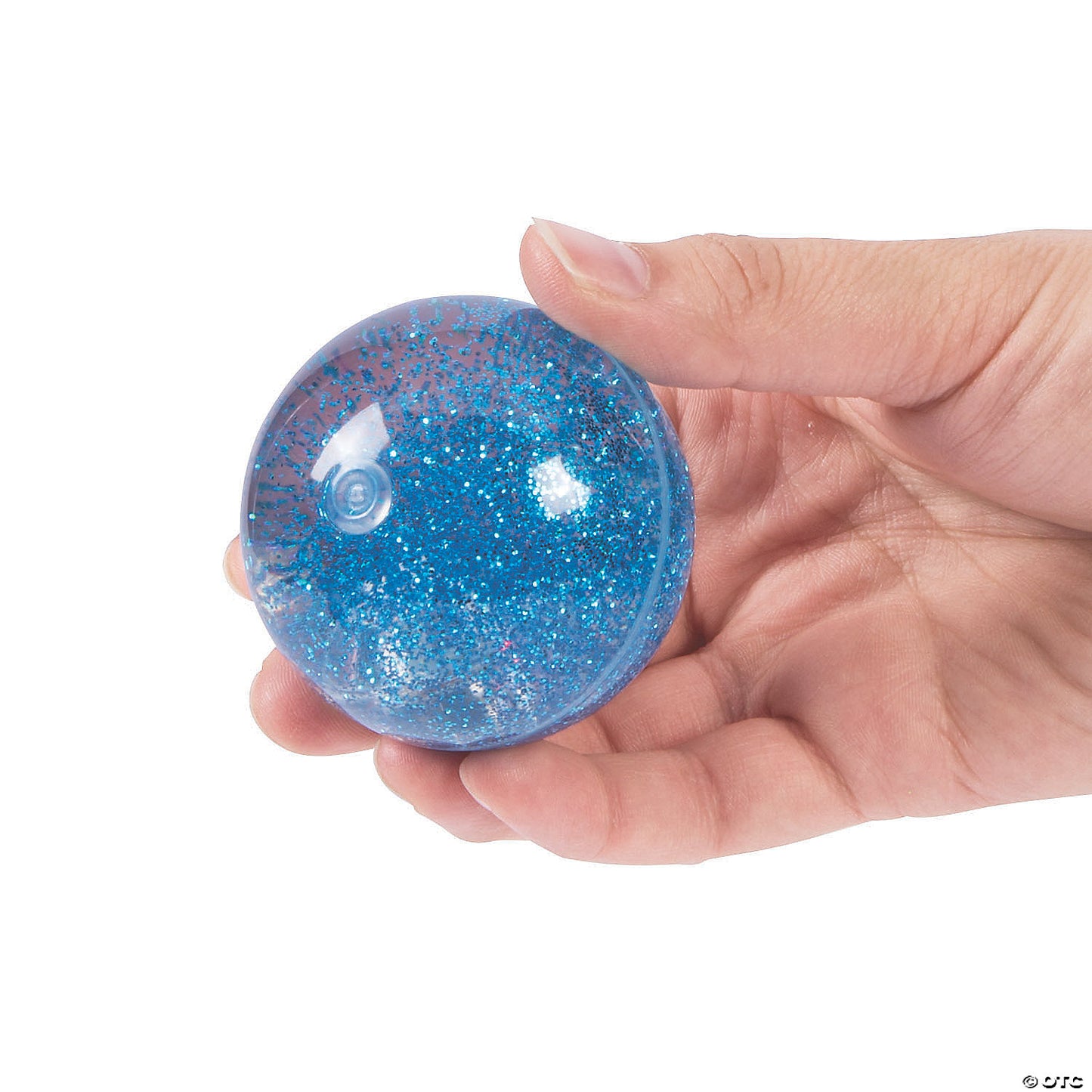 Mini Light-Up Glitter Bouncy Balls - 12 Pc. | USA Decoration®