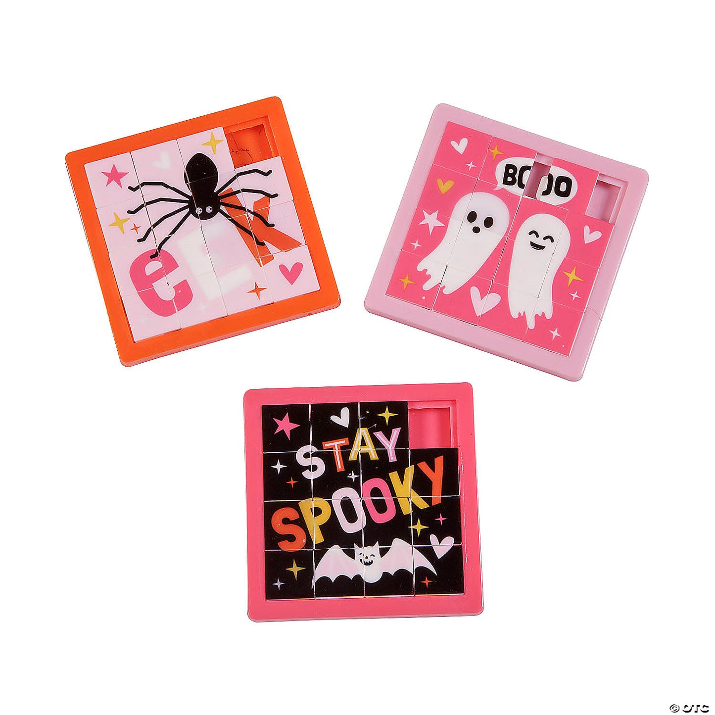 Mini Spooky Fun Halloween Slide Puzzles - 12 Pc.