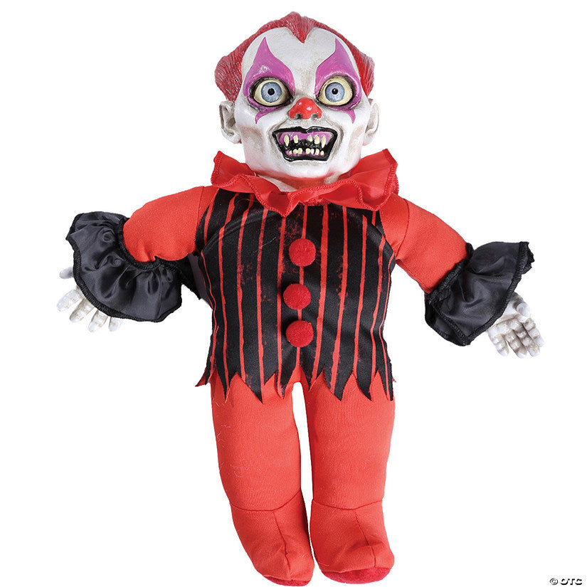 19" Haunted Clown Doll Prop | USA Decoration®