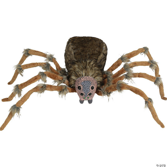 4 Ft. 5" Deluxe Light-Up Furry Wolf Spider Halloween Decoration | USA Decoration®
