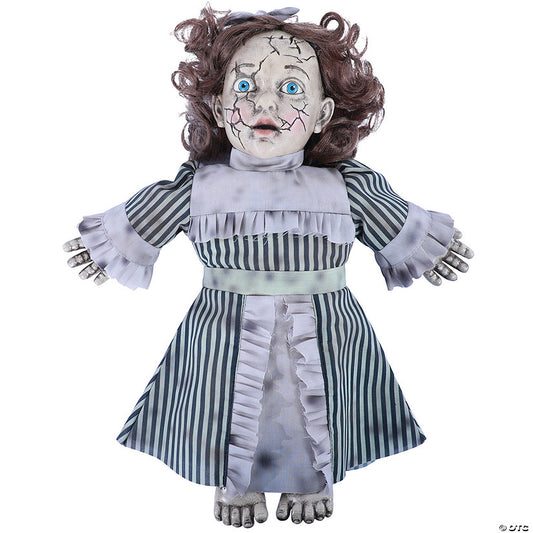 14" Talking Haunted Vintage Doll Halloween Decoration | USA Decoration®