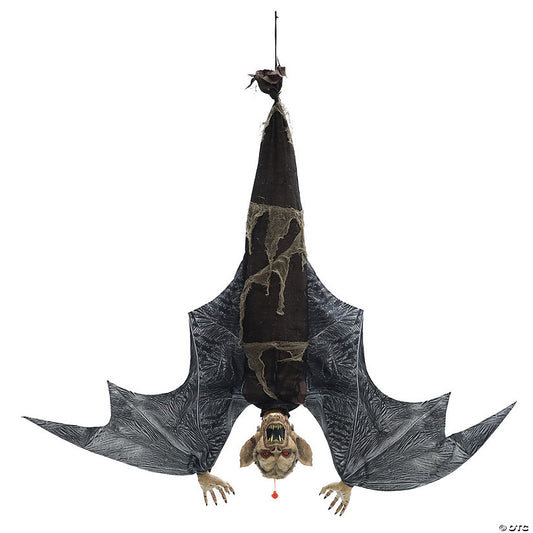46" Light-Up Hanging Menacing Vampire Animated Prop Halloween Decoration | USA Decoration®