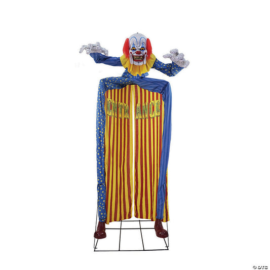 10' Animated Looming Clown Archway Decoration | USA Decoration®