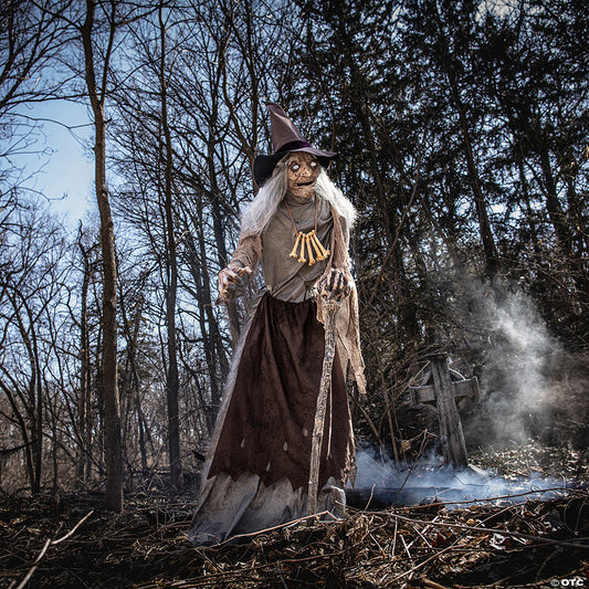 Animated Witch Prop with Servo-Motor | USA Decoration®