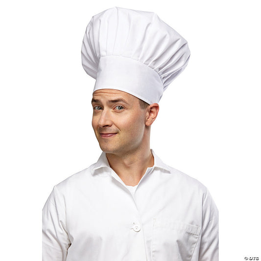 1 Piece(s): Adults White Chef Hat | USA Decoration®