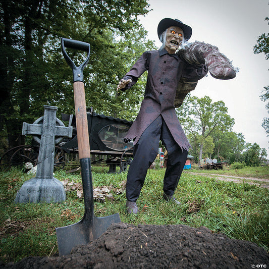 72" Grave Robber Animated Halloween Prop | USA Decoration®