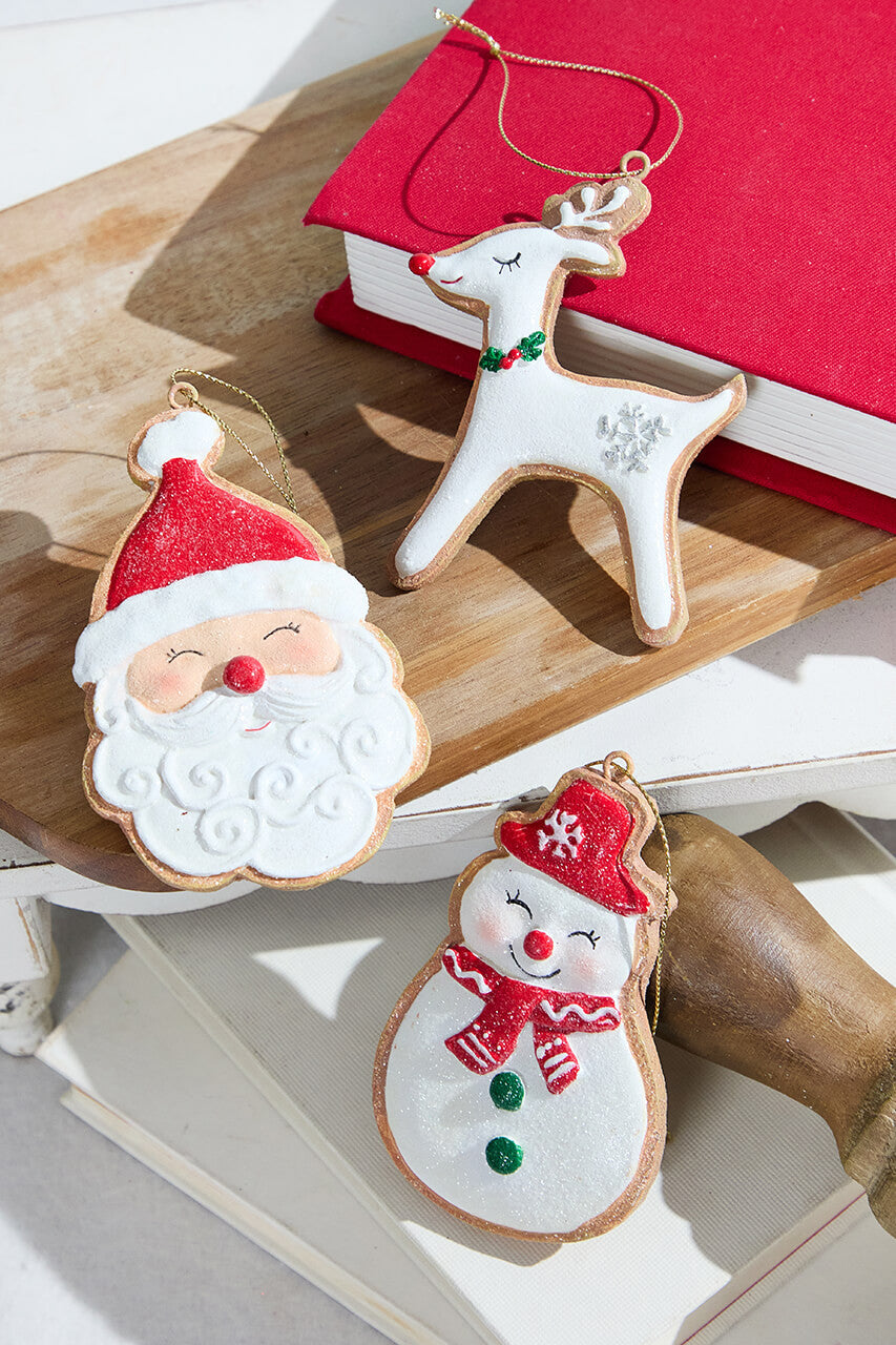 4.5” Resin Gingerbread Ornament for Christmas Tree Decor