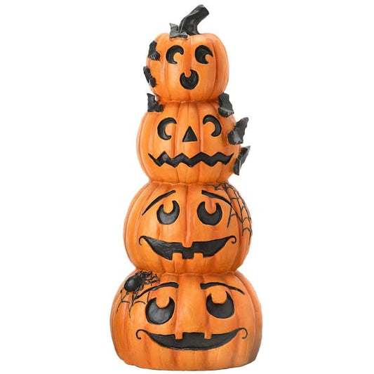 39 in. Stacked Jack-O-Lanterns | USA Decoration