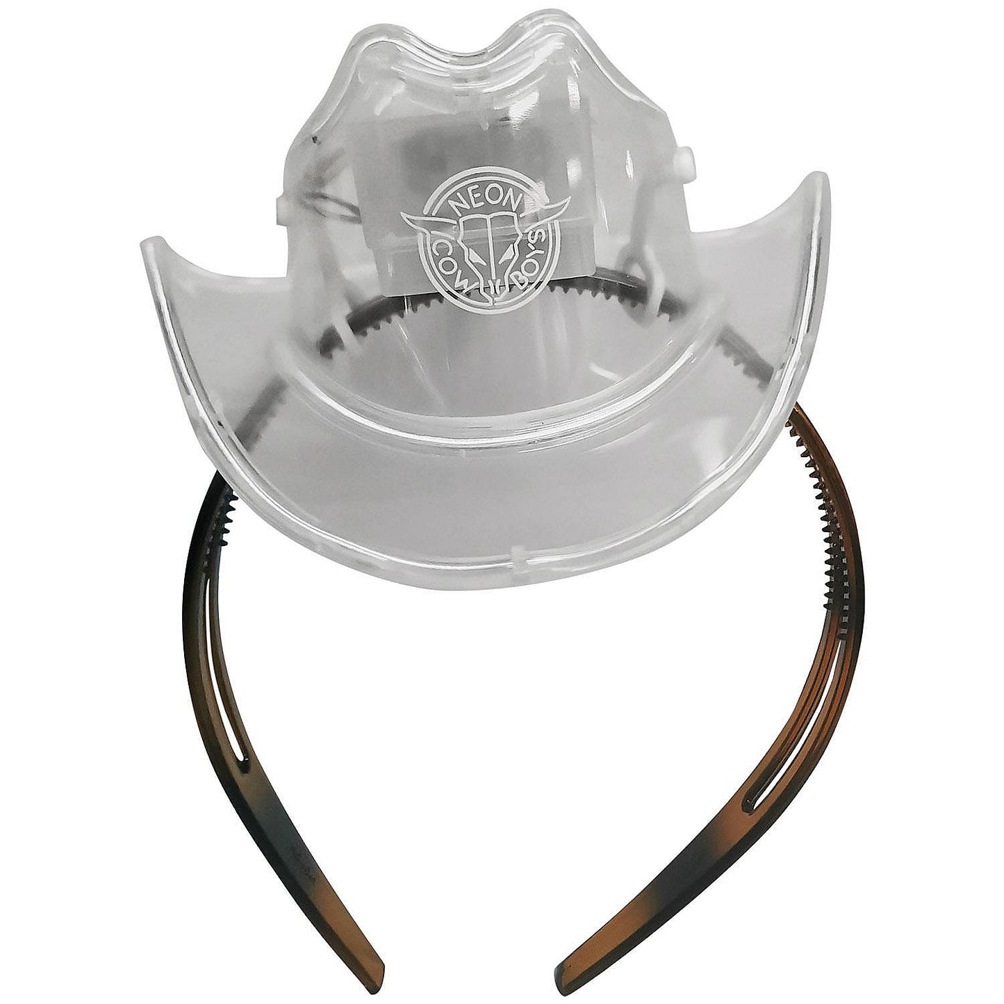 NEON COWBOY Mini White Lighting Hat Cowgirl | USA Decoration®