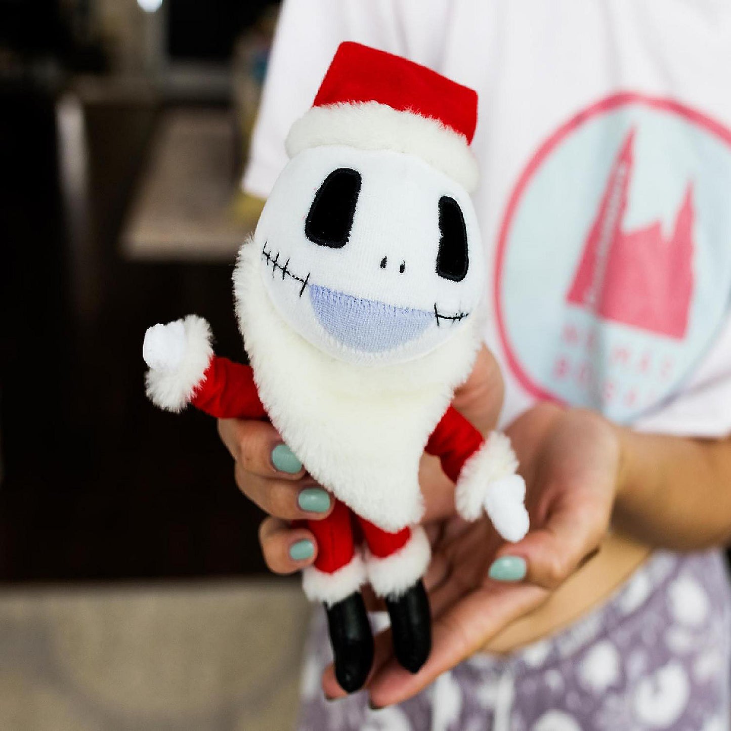 Nightmare Before Christmas 5-Inch Santa Jack Skellington Plush | USA Decoration®