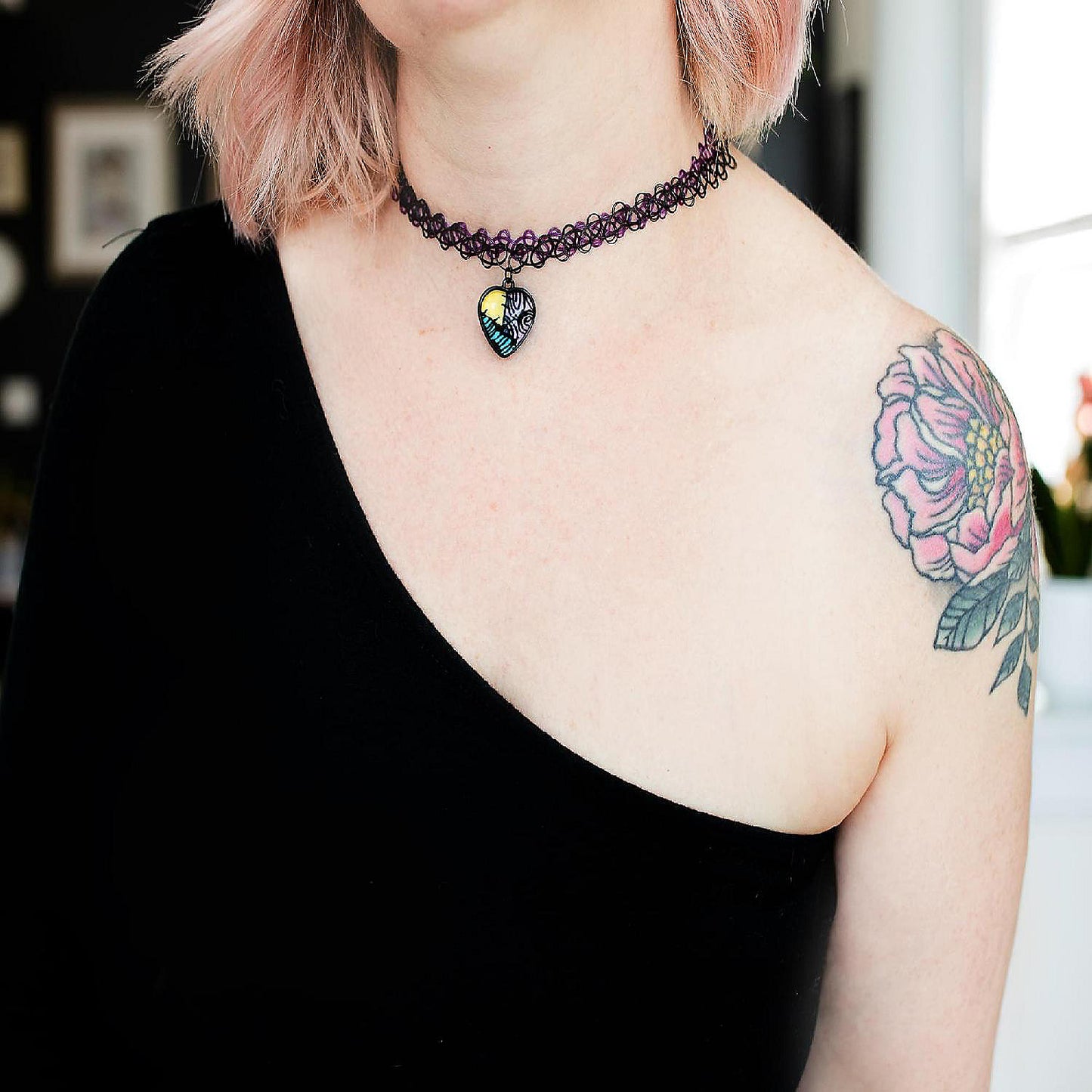 Nightmare Before Christmas Choker Necklace: Sally | USA Decoration®